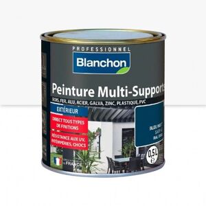 Peinture multi-supports application extérieur Blanc RAL 9016 0,5L BLANCHON - Publicité