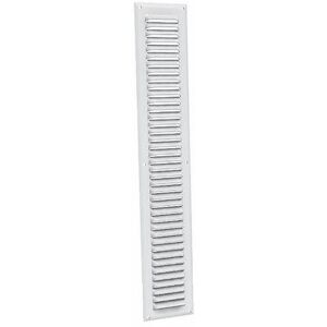 Grille à auvents en aluminium prélaqué blanc GA BL 100 x 200 GAM - ANJOS : 6779