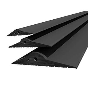DQ-PP JOINT DE PORTE DE GARAGE   3,5m   21mm x 115mm   noir   Scellage de sol   Seuil en caoutchouc EPDM   2,1cm x 11,5cm - Publicité