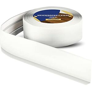 Plinthe autocollante flexible de 50 x 20 mm. Longueur 15 m blanc