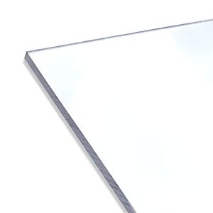 Trofecto Paroi de protection en verre acrylique similaire au PETG comme protection contre les éclaboussures ou vitre de protection – Plaque en verre acrylique – (60 x 100 cm, épaisseur 4 mm) - Publicité