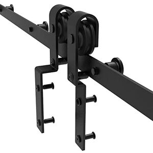 CCJH 300cm/10FT Kit de Rail pour Porte Coulissante, Kit de voie de