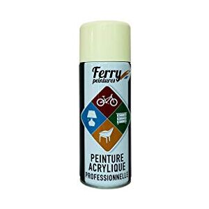 FERRY Bombe de peinture Ivoire clair 400ml Qualité Professionnelle - Publicité