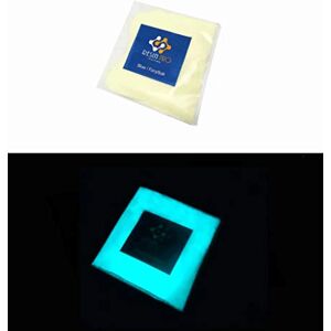 Resin Pro Un pigment à BASE BLANCHE à ajouter en poudre luminescente, phosphorescente qui s'illumine dans le noir, Bleu Ciel, 20 gr - Publicité