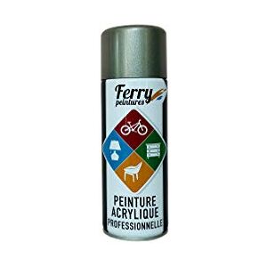 Ferry Bombe de peinture Aluminium blanc 400ml Qualité Professionnelle - Publicité