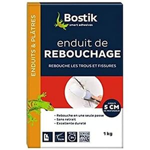 Bostik 30604181 Enduit de Rebouchage Poudre Matériaux reboucheurs, Voir Photo - Publicité