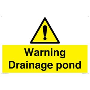 Viking Panneau d'avertissement pour étang de drainage – 600 x 400 mm – A2L - Publicité