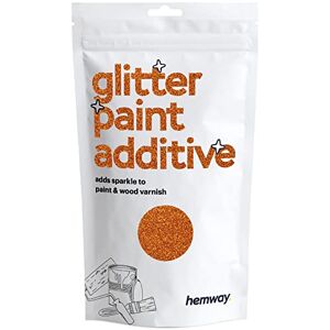Hemway Cuivre Glitter Peinture Additif 100 g / 3,5 oz pour latex acrylique Emulsion Peinture intérieur et extérieur mur, plafond, bois, vernis, plat mort, mat, brillant, satin, soie - Publicité