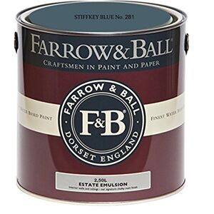 Farrow & Ball Farrow et boule Estate émulsion 2,5 l – stiffkey Blue No. 281 - Publicité