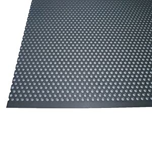 B&T Metall Plaque perforée en acier inoxydable 1,0 mm d'épaisseur Perforations de 3 mm de diamètre en quinconce 3-5 - Publicité