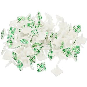 PATIKIL Collant PCB Entretoise, 100 Pcs Adhésif Entretoises 0,25" Support Hauteur Adhésif Isolé Entretoises pour PCB PC Planche Support, Blanc - Publicité