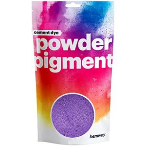 Hemway Violet métallique Violet Ciment Dye pigment béton Poudre Couleur Render mortier de jointoiement Brique de toner en poudre 50 g - Publicité