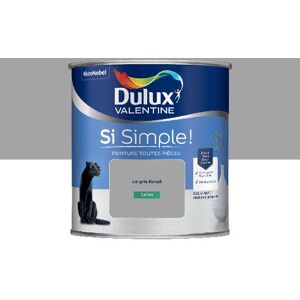 Dulux Valentine Si Simple! - Peinture toutes pieces - Satin Le Gris Fonce - 0,5L