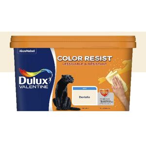 Peinture Dulux Valentine Color Resist - Murs&Boiseries; - Mat Dentelle - 2,5L