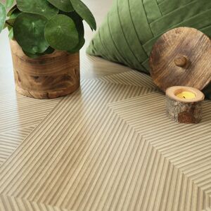 Sol Vinyle Tactile - Bois clair texture aux lignes striees