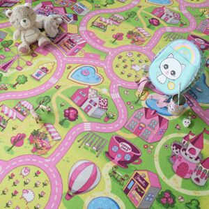 Moquette de jeu enfant - Circuit de voiture - Shopping