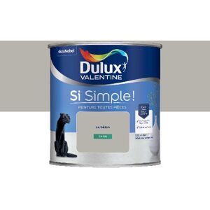 Dulux Valentine Si Simple! - Peinture toutes pieces - Satin Le Beton - 0,5L