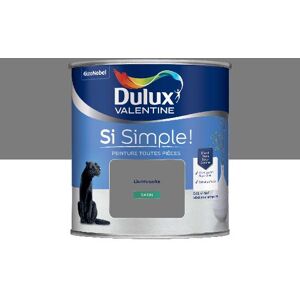 Dulux Valentine Si Simple! - Peinture toutes pieces - Satin L'Anthracite - 0,5L