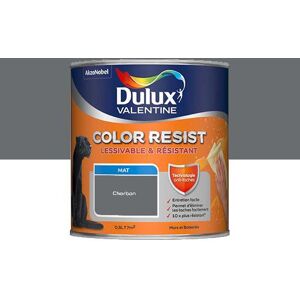 Peinture Dulux Valentine Color Resist - Murs&Boiseries; - Mat Charbon - 0,5L