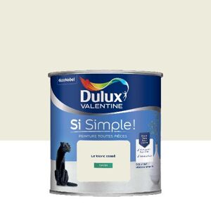 Dulux Valentine Si Simple! - Peinture toutes pieces - Satin Le Blanc Casse - 0,5L
