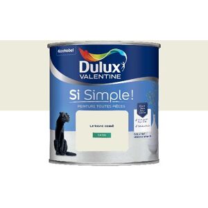 Dulux Valentine Si Simple! - Peinture toutes pièces - Satin Le Blanc Cassé - 0,5L