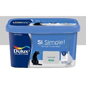 Dulux Valentine Si Simple! - Peinture toutes pièces - Satin Le Gris Clair - 2,5L