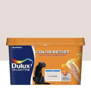 Dulux Valentine Color Resist - Murs&Boiseries; - Mat Lin Naturel - 2,5L