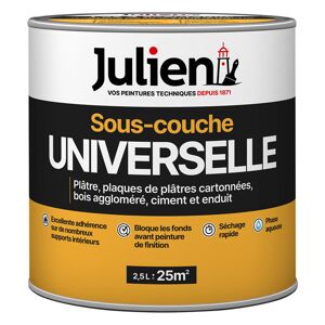 Julien Peinture Sous-Couche Universelle avant peinture - Mat Blanc - 2,5L