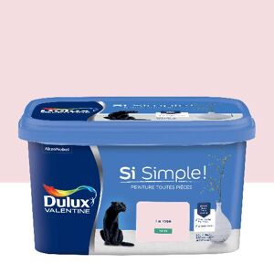 Dulux Valentine Si Simple! - Peinture toutes pièces - Satin Le Rose - 2,5L