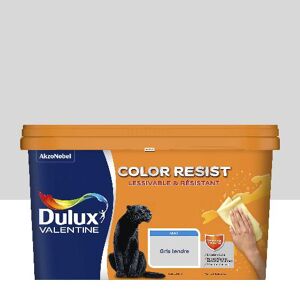 Dulux Valentine Color Resist - Murs&Boiseries; - Mat Gris Tendre - 2,5L