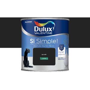 Dulux Valentine Si Simple! - Peinture toutes pieces - Satin Le Noir - 0,5L