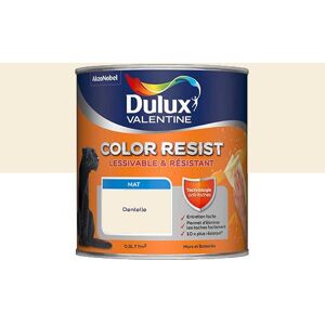 Dulux Valentine Color Resist - Murs&Boiseries; - Mat Dentelle - 0,5L