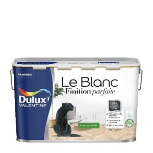 Dulux Valentine Le Blanc Finition Parfaite - Résultat excellent - Satin Blanc - 2,5L