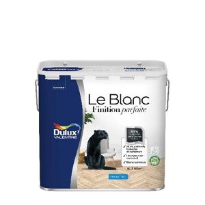 Peinture Dulux Valentine Le Blanc Finition Parfaite - Resultat excellent - Mat Blanc - 5L