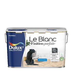 Peinture Dulux Valentine Le Blanc Finition Parfaite - Resultat excellent - Mat Blanc - 2,5L