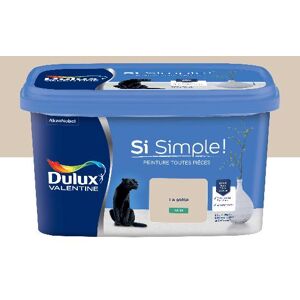 Dulux Valentine Si Simple! - Peinture toutes pieces - Satin Le Sable - 2,5L