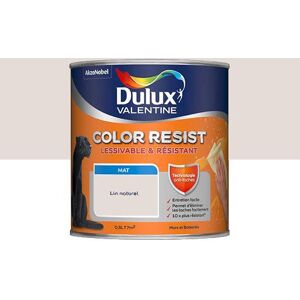 Dulux Valentine Color Resist - Murs&Boiseries; - Mat Lin Naturel - 0,5L