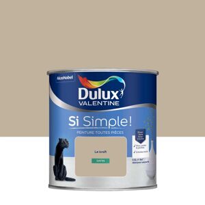 Dulux Valentine Si Simple! - Peinture toutes pieces - Satin Le Kraft - 0,5L