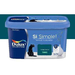 Dulux Valentine Si Simple! - Peinture toutes pieces - Satin Le Bleu Canard - 2,5L