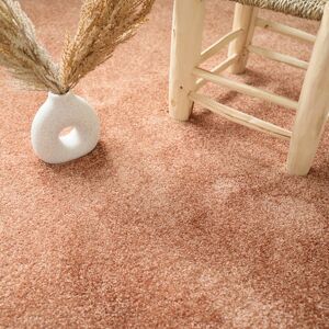 Moquette douce poils longs Touch Rose corail