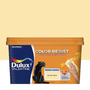 Dulux Valentine Color Resist - Murs&Boiseries; - Mat Jaune Citron - 2,5L