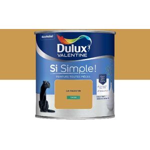 Dulux Valentine Si Simple! - Peinture toutes pieces - Satin Le Moutarde - 0,5L