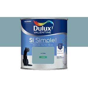 Dulux Valentine Si Simple! - Peinture toutes pieces - Satin Le Bleu - 0,5L