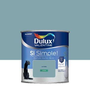 Dulux Valentine Si Simple! - Peinture toutes pièces - Satin Le Bleu - 0,5L