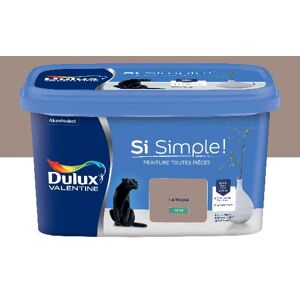 Dulux Valentine Si Simple! - Peinture toutes pieces - Satin Le Taupe - 2,5L