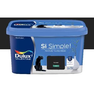 Dulux Valentine Si Simple! - Peinture toutes pièces - Satin Le Noir - 2,5L