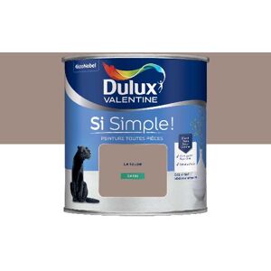 Dulux Valentine Si Simple! - Peinture toutes pieces - Satin Le Taupe - 0,5L