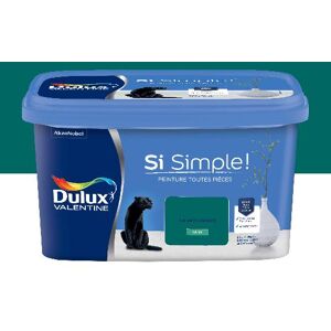 Dulux Valentine Si Simple! - Peinture toutes pieces - Satin Le Vert canard - 2,5L