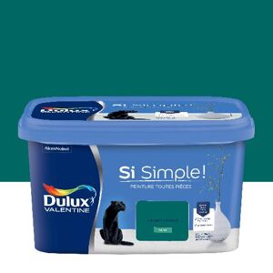 Dulux Valentine Si Simple! - Peinture toutes pièces - Satin Le Vert canard - 2,5L