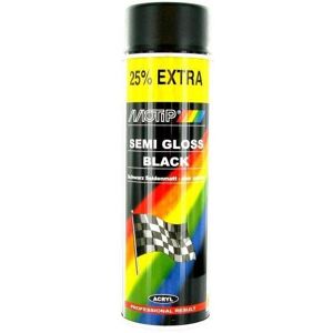 Bombe Peinture noir satine Motip 500ml